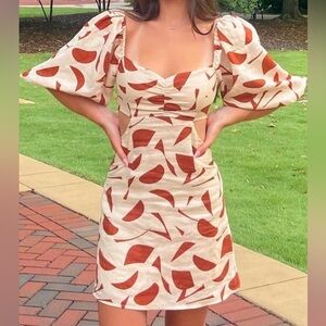 ASTR The Label open back mini dress XS